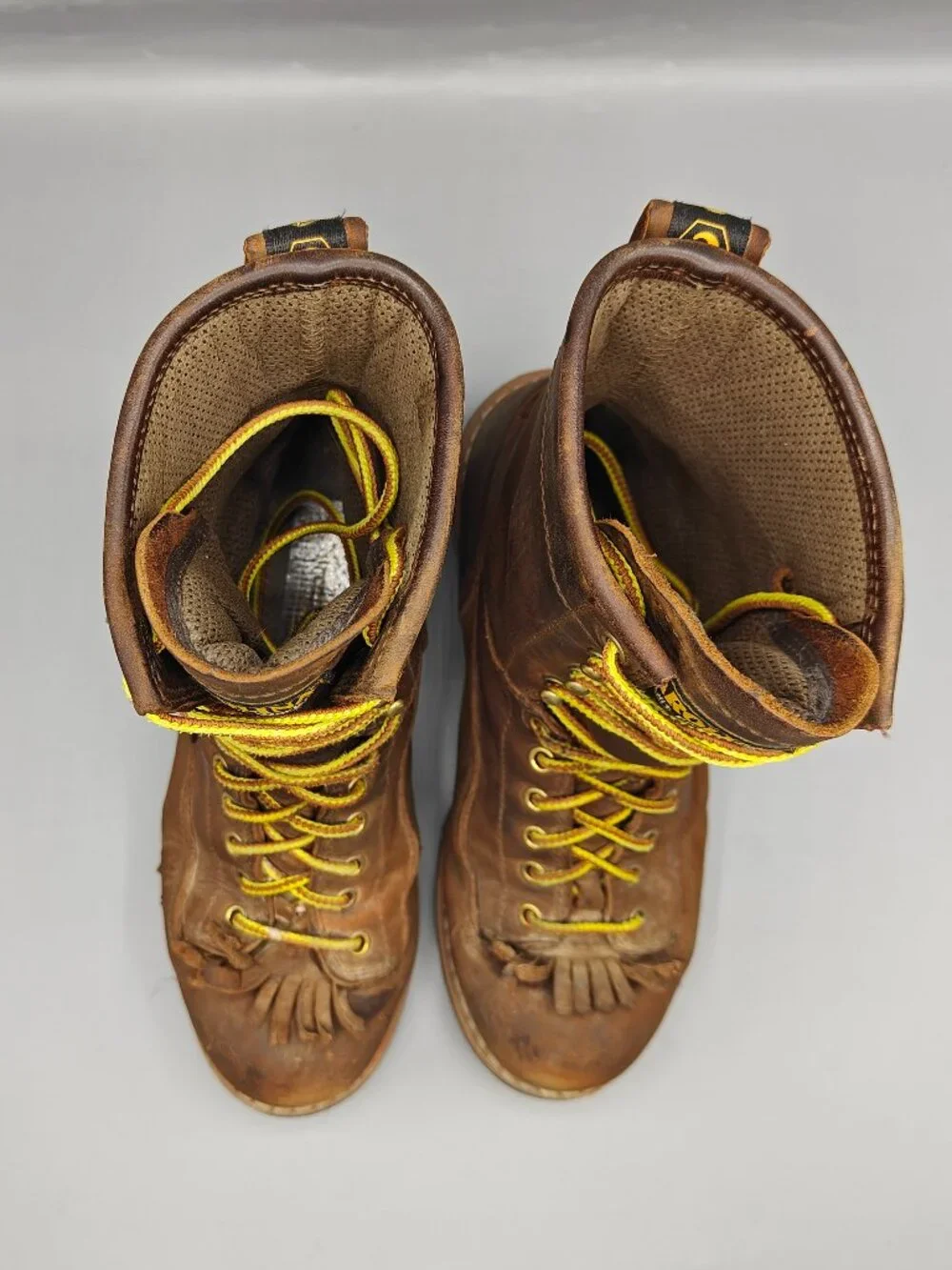 Carolina Elm 8” CA9821 Waterproof Steel Toe Logger Boots Men's Size 9.5 EE